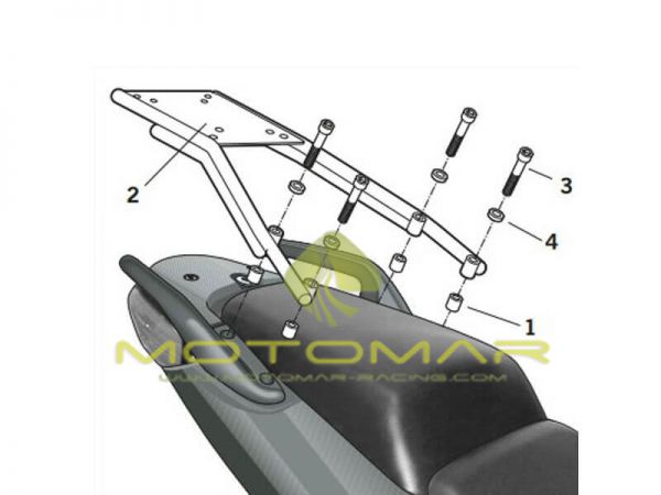 FIJACCION TOP SHAD HONDA CBF 1000 10>