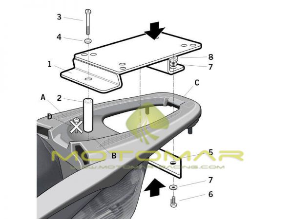 FIJACCION TOP SHAD SH300I