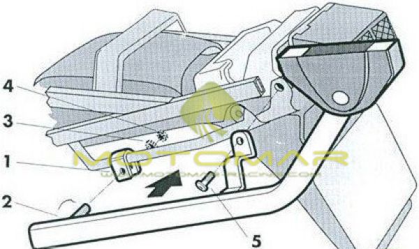 FIJACCION TOP SHAD SU. GS500 E94/95